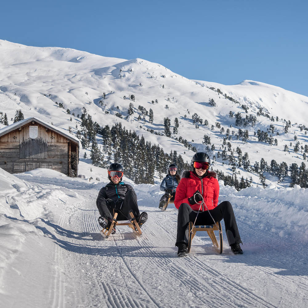 Schloss und Boutiquehotel Mitterhart Familienurlaub - Rodelspaß