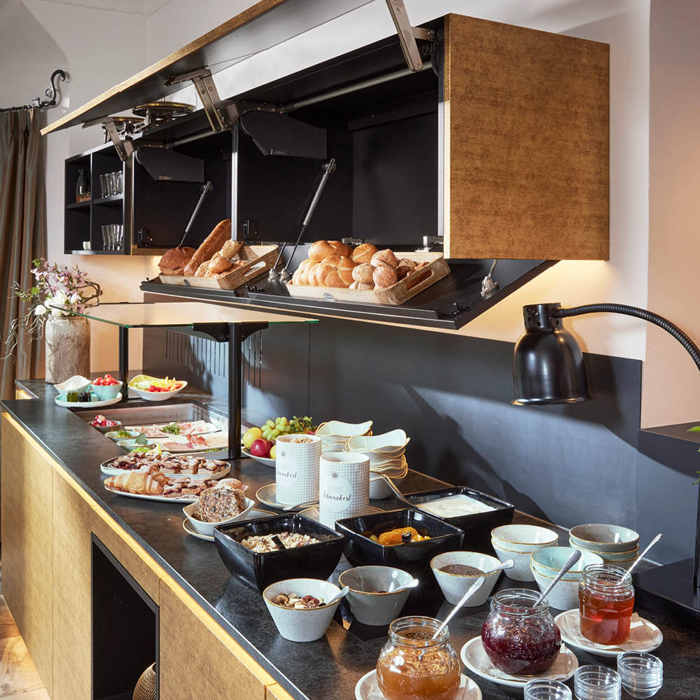 Schloss und Boutiquehotel Mitterhart Familienurlaub Frühstück