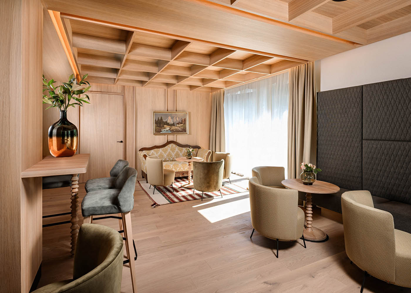 Schloss Boutiquehotel Mitterhart Herbst Landart Lounge